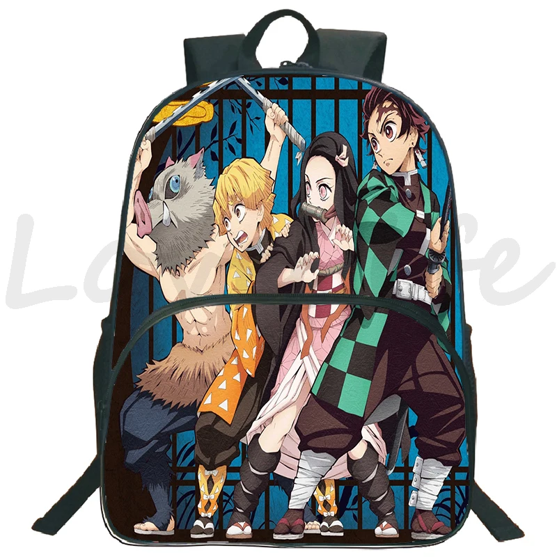 Anime Dämonen töter Cosplay Rucksack Kimetsuno Yaiba 3D-Druck Schult aschen Studenten Bücher tasche Jungen Mädchen wasserdichten Reise rucksack