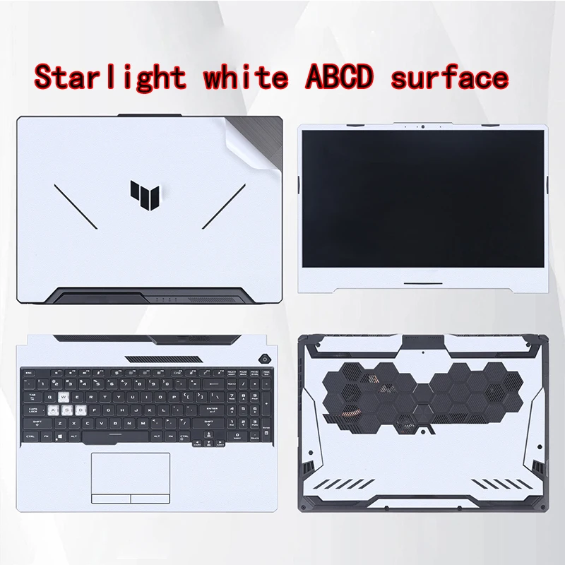 For ASUS TUF Gaming A15/F15 FX507VV4 Laptop Skin Film for ASUS TUF Gaming FX506HM Protective Film FA401/FA507X Vinyl Film