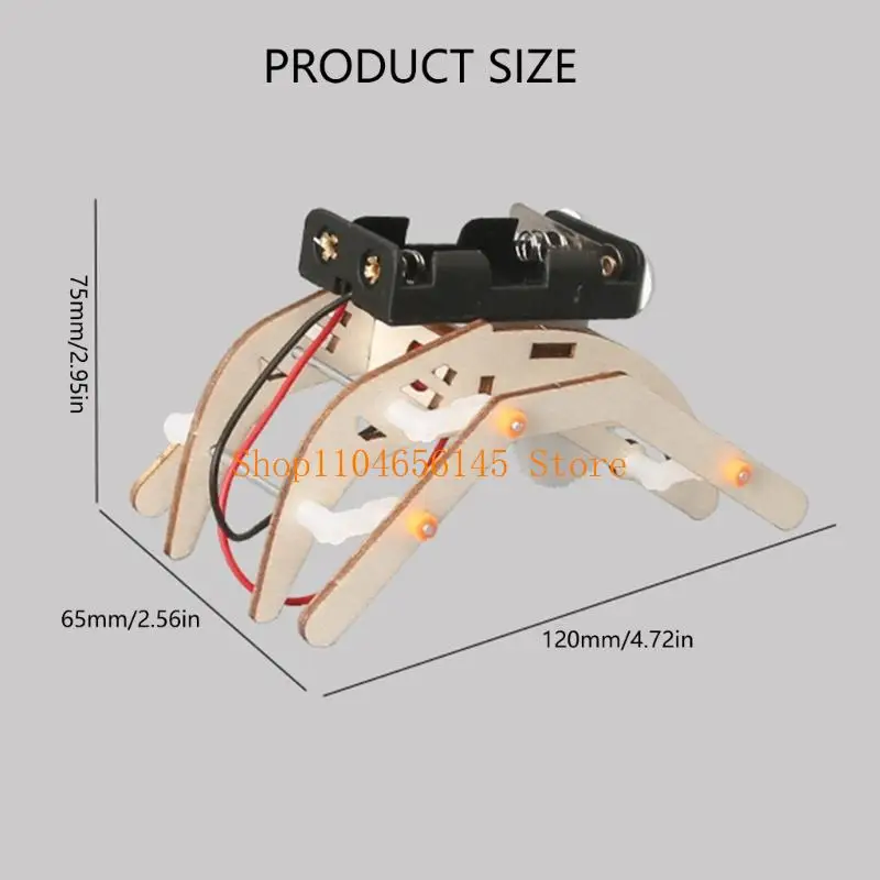 5asd Kids Educational Science Project Wooden Insect Device DIY Assembly Physics Learning Creative Experiment