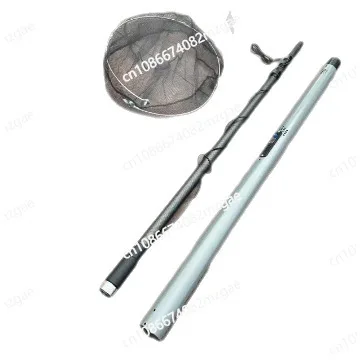 

Hand Net Fishing Gear with Folding Telescopic Numerical Control Integrated Net Rod