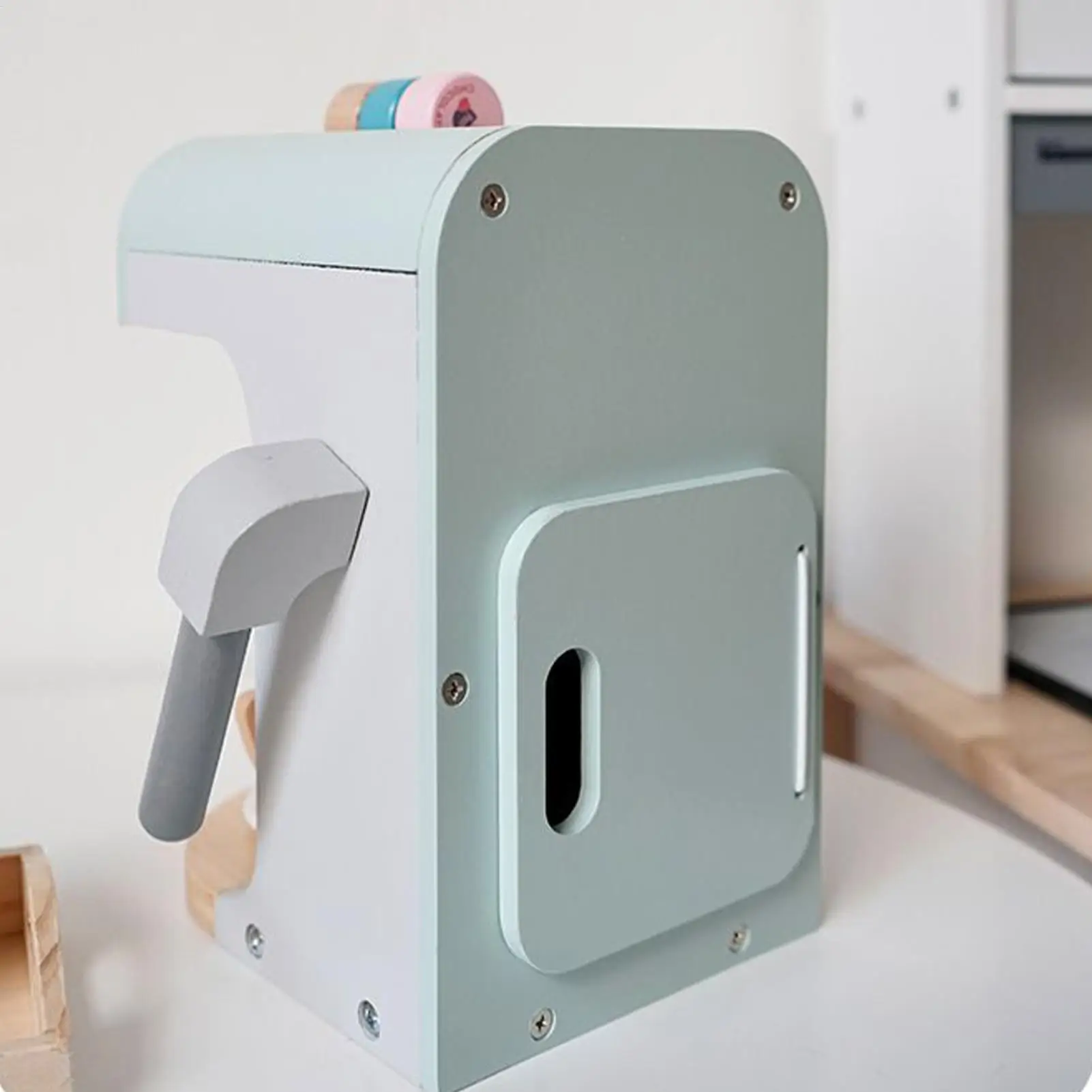 Cafetière en bois, jeu de simulation, ensemble de jouets de cuisine, jouets éducatifs préscolaires, cadeaux pour filles et garçons, salle de jeux intérieure