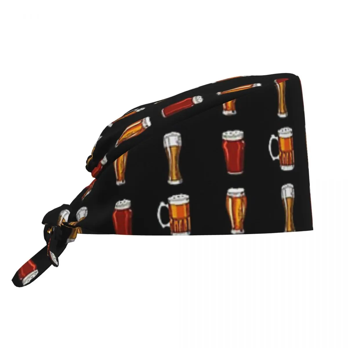 Me encanta bicicletas y cerveza, bicicleta de montaña, ciclismo, cuidado de enfermera, gorros quirúrgicos, gorros de trabajo de enfermería para el cuidado de mascotas, sombrero