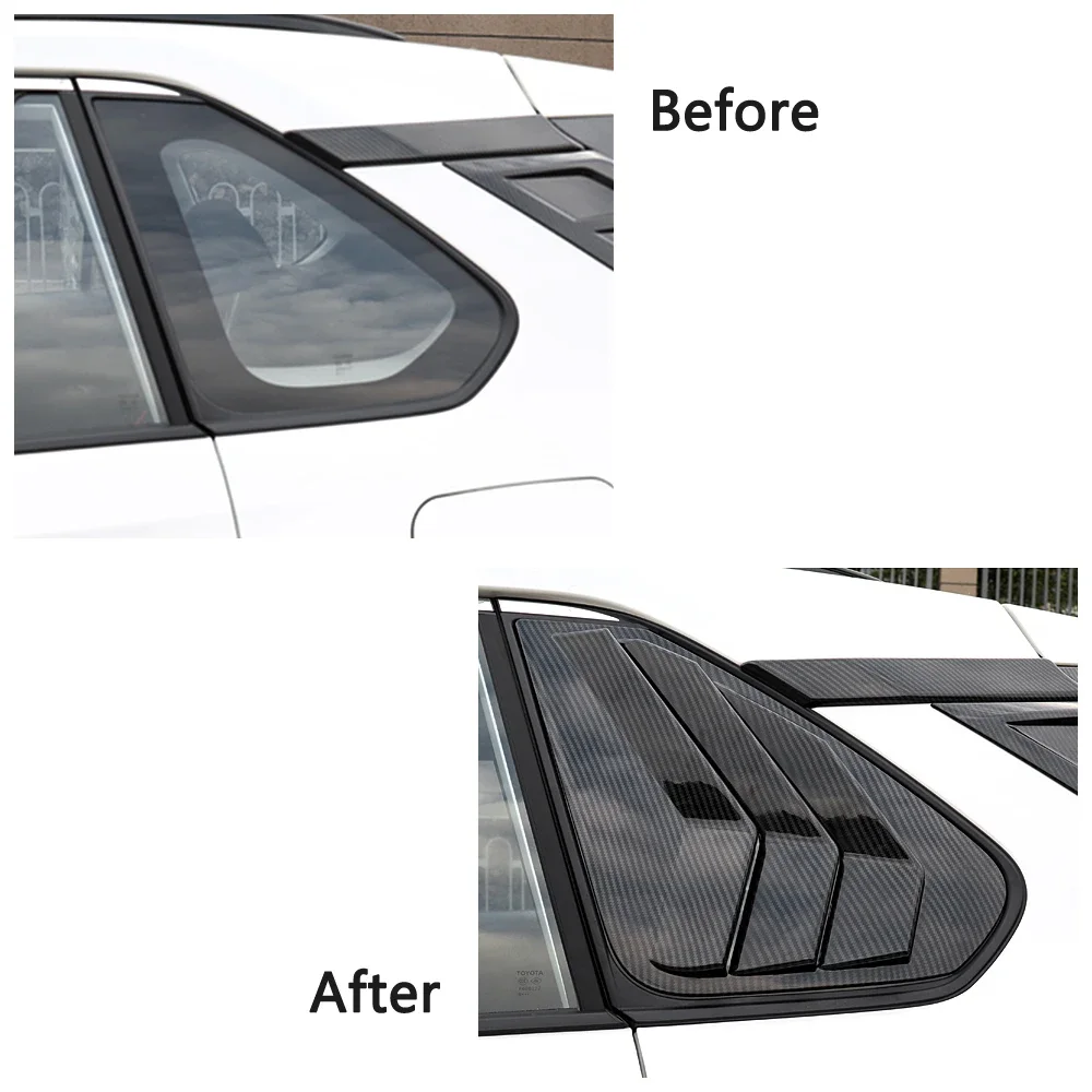 For Toyota Rav 4 Rav4 2019-2024 Car Styling Exterior Decoration Modify Carbon Fiber Color Change Protection Frame Trim Sticker