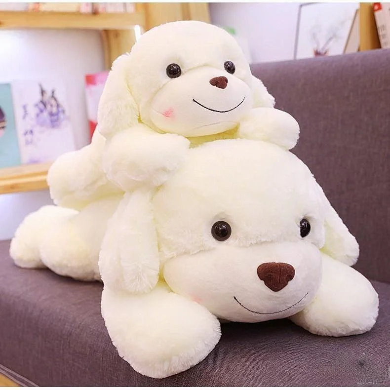

Cute Girl Bedding Plush Toy Padded Dog Doll Lazy Person Pillow Toy Fabric Doll Toy for Girls Age 2 And above EVA Material