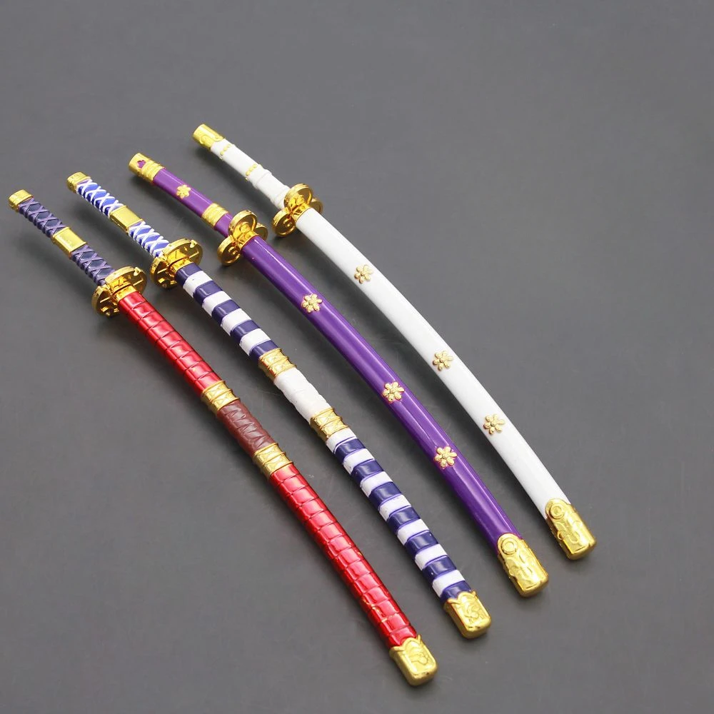 26cm Meito Sword Japanese Anime Weapon Set Roronoa Zoro Anime Weapon Model Roronoa Samurai Sword Weapon Model Crafts Toys Gifts