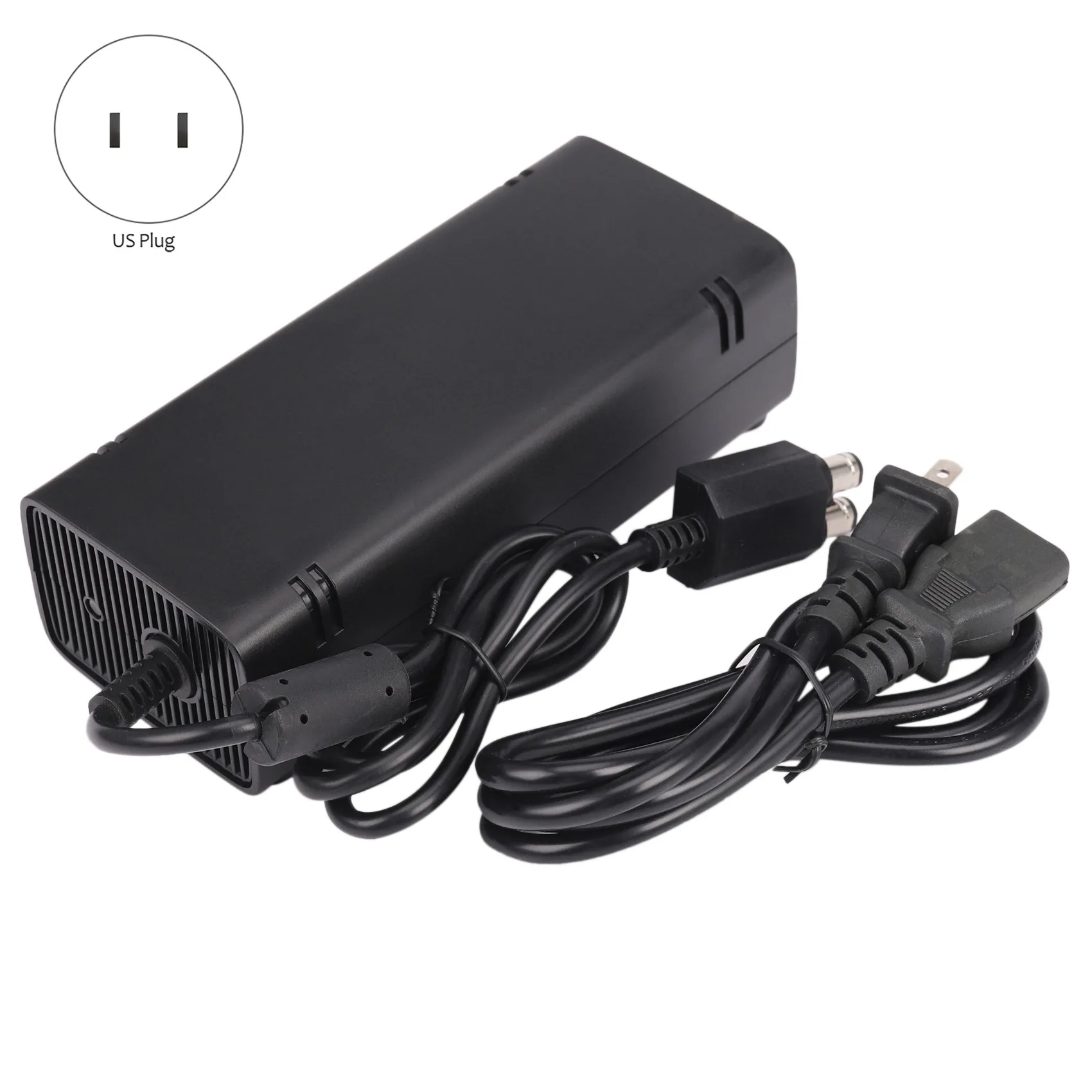 for Xbox 360 Slim AC Adapter Power Supply Brick Power Supply 135W Power Supply Charger Cord for Xbox 360 Slim Console