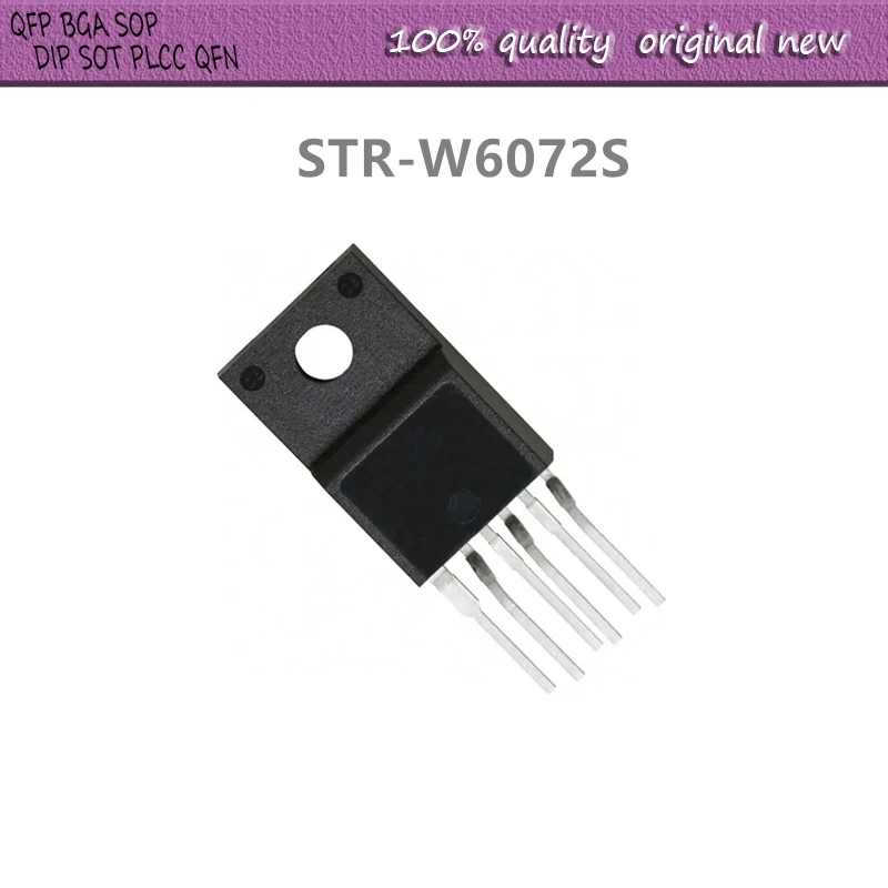 5Pcs/Lot  W6072S STR-W6072S STRW6072S TO-220F-6