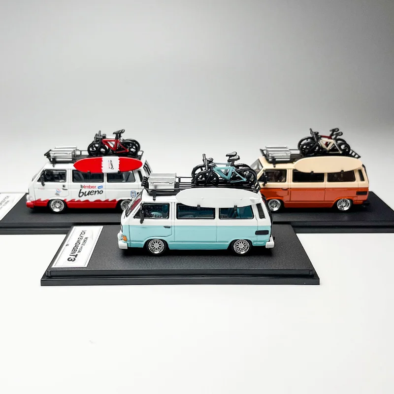 Mortal 1:64 Volkswagen T3 Van Low-Lowered Stance BBS Wheels Two