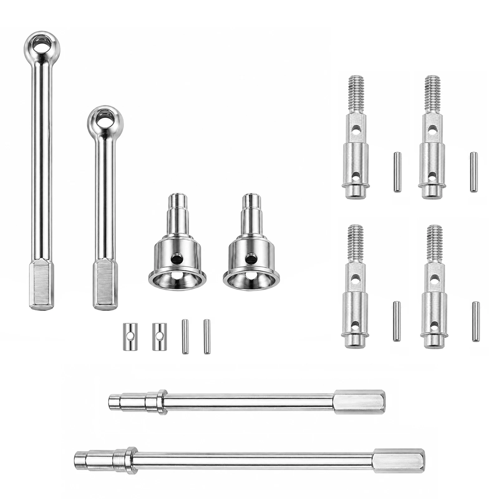 

Front Rear wheel Axle for Hyper GO MJX 1/12 H12Y H12Y+ H12P OP Accessories Metal Upgrade Parts Rc Model Crawler Car Truck Buggy