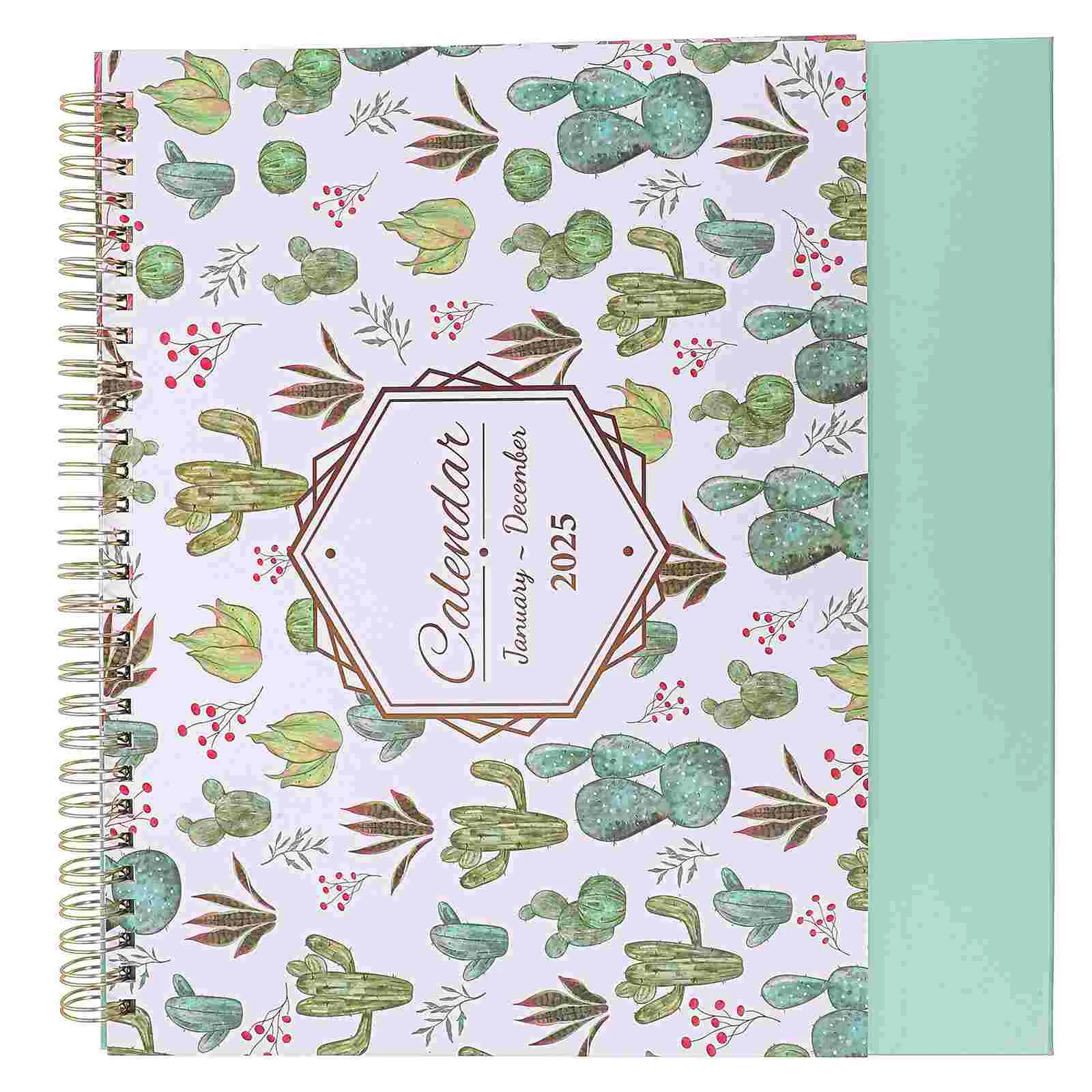 

Настольный календарь 2025 года, откидной офисный календарь, большая маленькая доска, ежемесячный карман для классной комнаты, настольный утюг, спираль