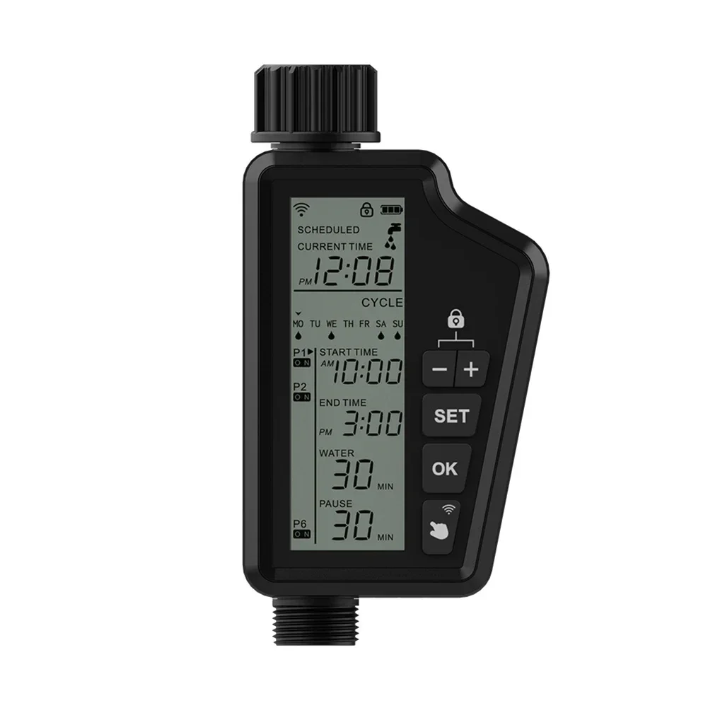 For Alexa Compatible Smart Watering Timer for Outdoor Use Designed to Work Seamlessly with For Tuya WiFi Systems