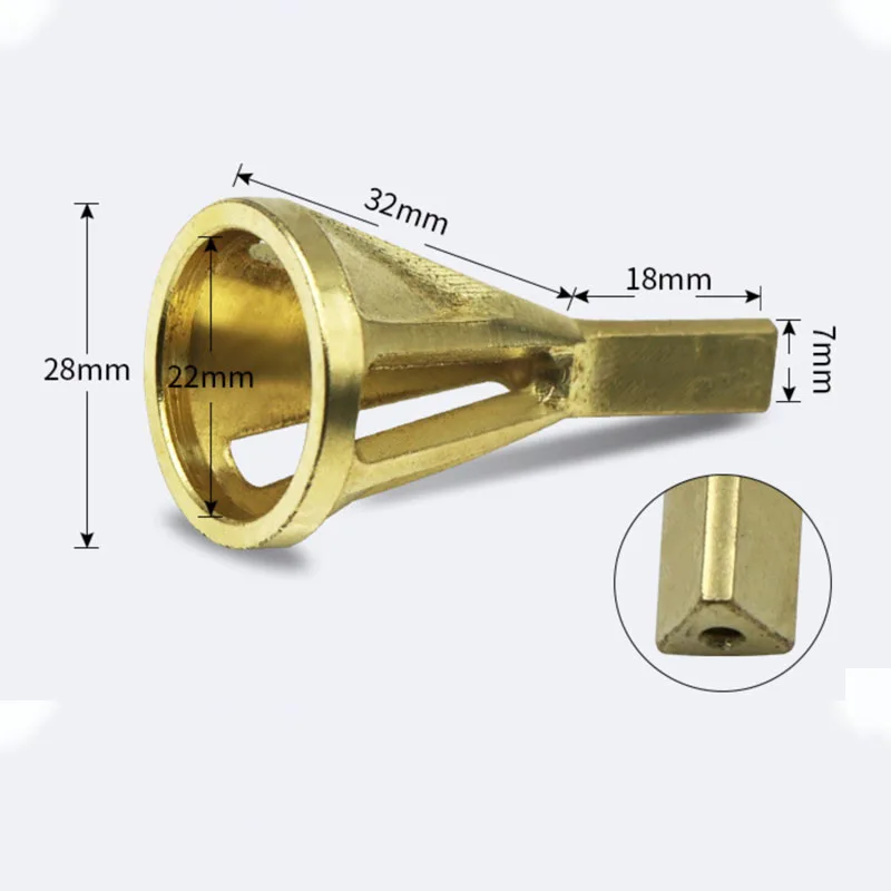 Binoax Deburring External Chamfer Tool Stainless Steel Remove Burr Tools for Metal Drilling Tool Triangle/Hex Shank