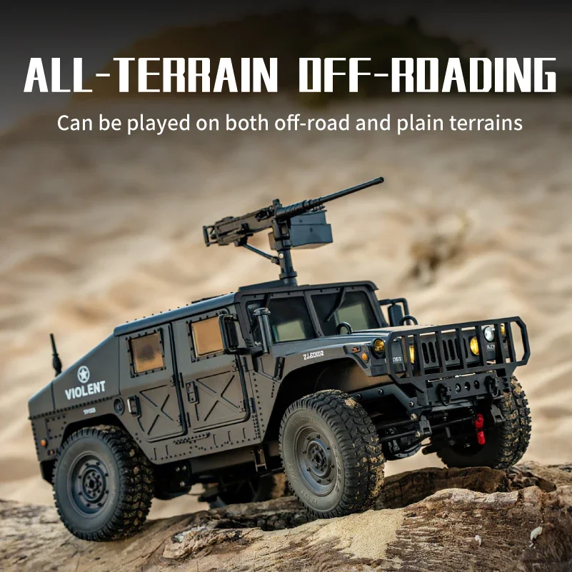 

Jjrc Rc Car All-terrain Off-road Truck Simulated Military Remote Control Climbing Car Cross-country Vehicle Children Gift C8835