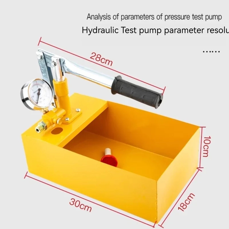 

Электроинструменты Ручной насос для испытания под давлением, Напорный насос, Водопровод PPR, Труба водопроводной воды, Детектор утечек подогрева пола