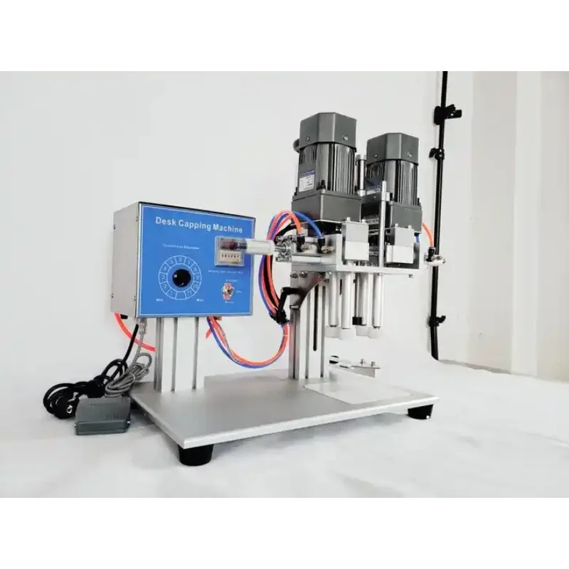 Spray Pump Bottle Capping Machine/screw Tightening Machine/low Price High Quality Semi-automatic Metal Bottle Capping Machine