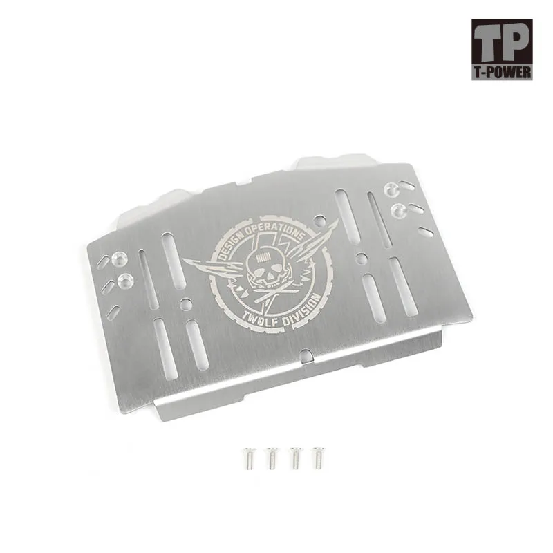 TPOWER TWOLF 1/8 M715 Escalada Modificação de Carro Peças de Atualização Placa de Guarda Armadura de Metal Acessórios de Armadura de Chassi