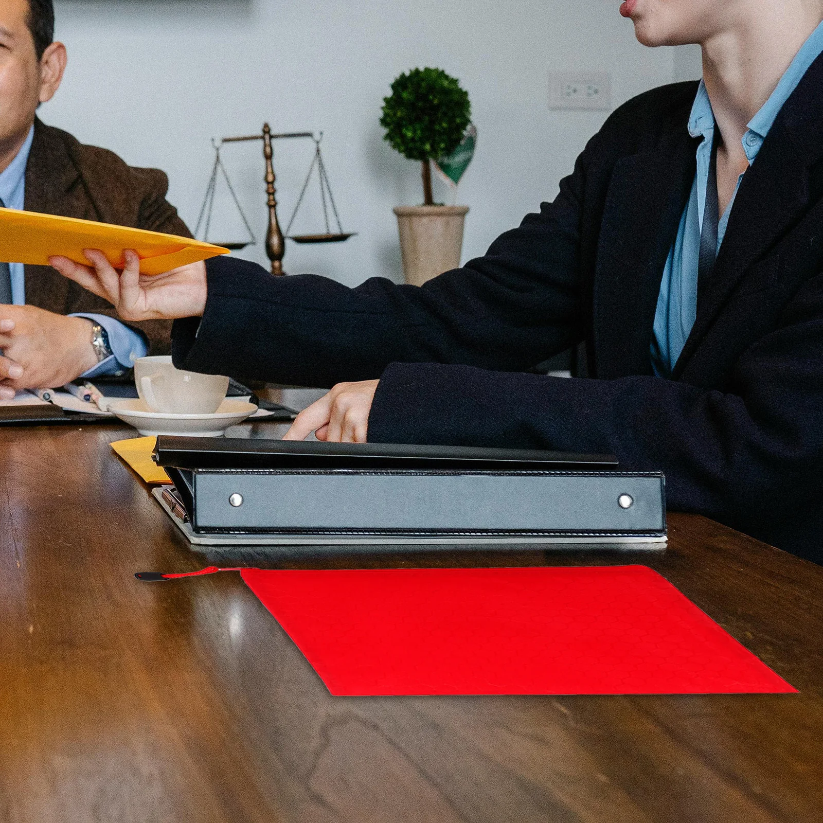 

12Pcs Canvas Waterproof File Organizer Pouch Zipper Document Holder Portable Document Bag for Office School Supplies