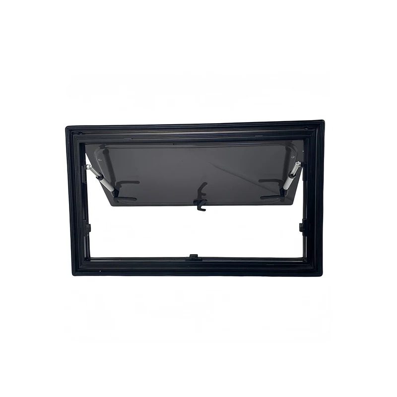 RV Double Glazed Acrylic Camper Van Windows Straight Corner External Flat RV Caravan Motorhome Window