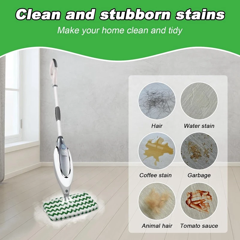 4PCS Steam Mop Replace Pads For Shark S3500 Series S3501 S3601 S3501S S3601C Steam Pocket Mop Microfiber Scrub Mop Pads