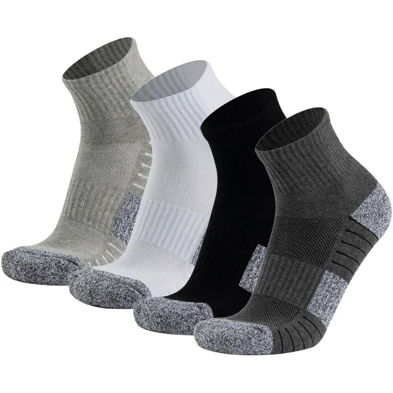 

Профессиональные спортивные мужские толстые баскетбольные чулки для марафона, бега, бадминтона, полотенца, нижние четвертые носки