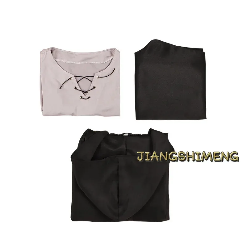 qa156Эрен Йегер Косплей Костюм Аниме Атака Титанов Последний сезон 4, парик, черный Тренч с капюшоном, футболка, брюки, костюм Shingeki No Kyo qa156Эрен Йегер Косплей Костюм Аниме Атака Титанов Последний сезон 4, парик, черный Тренч с капюшоном, футболка, брюки, костюм Shingeki No Kyo