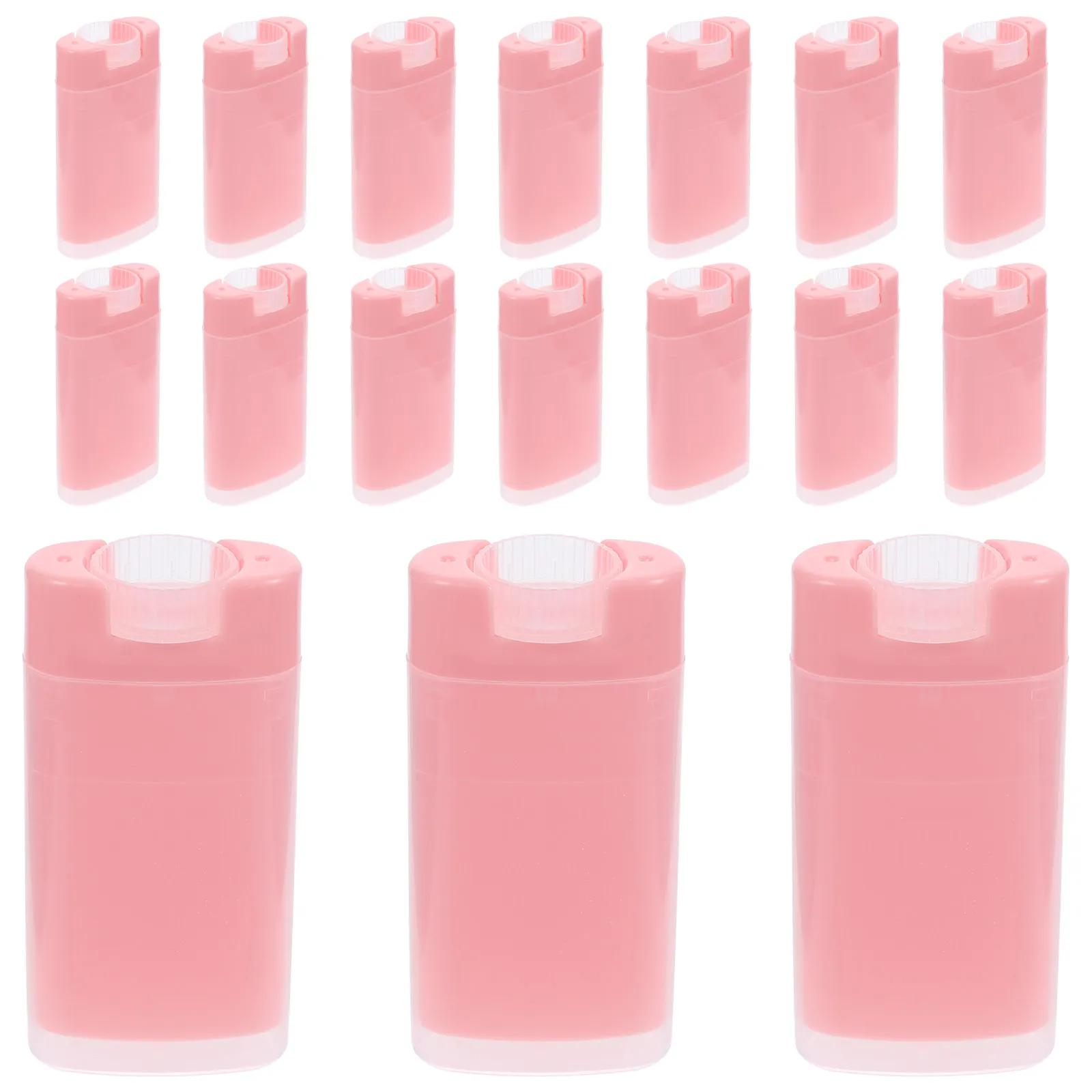 

Набор из 15 пустых тюбиков для бальзама для губ: портативные контейнеры для помады, многоразовые тюбики для блеска для губ, пустые тубы для помады