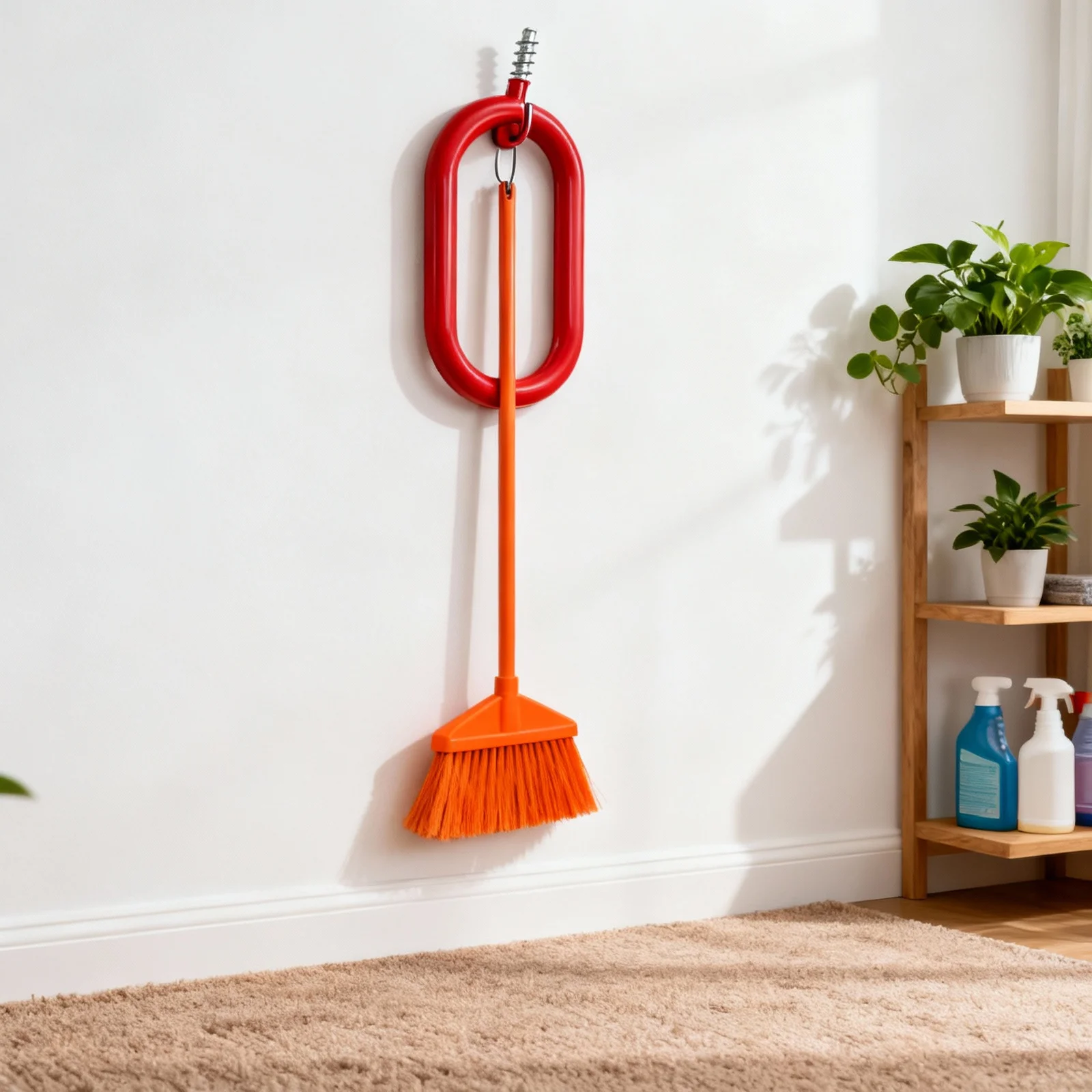 

Heavy Duty U Shaped Utility Hooks Vinyl Coated Steel Garage Storage Organizer Hanger Tool Holder Yard Tool Organizer