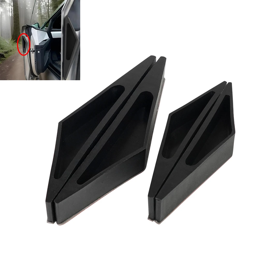 Door Handle Assembly of 4 Units for Tesla For Cybertruck Featuring Dual-Grip Geometry and Smudge-Resistant Coating