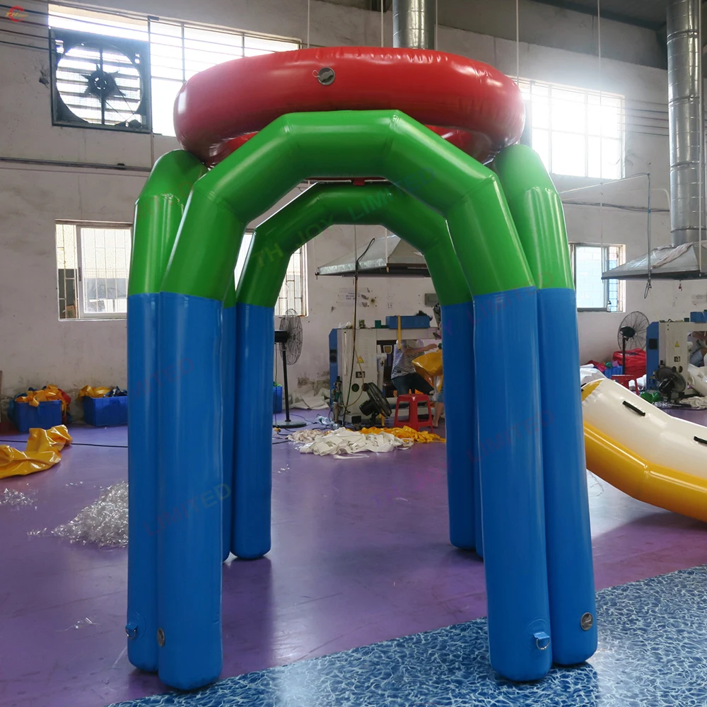 2m/3m Air Tight Inflatable Basketball Hoop Commercial Blow up Basketball Sport Game Team Building Carnival Party Rental Game