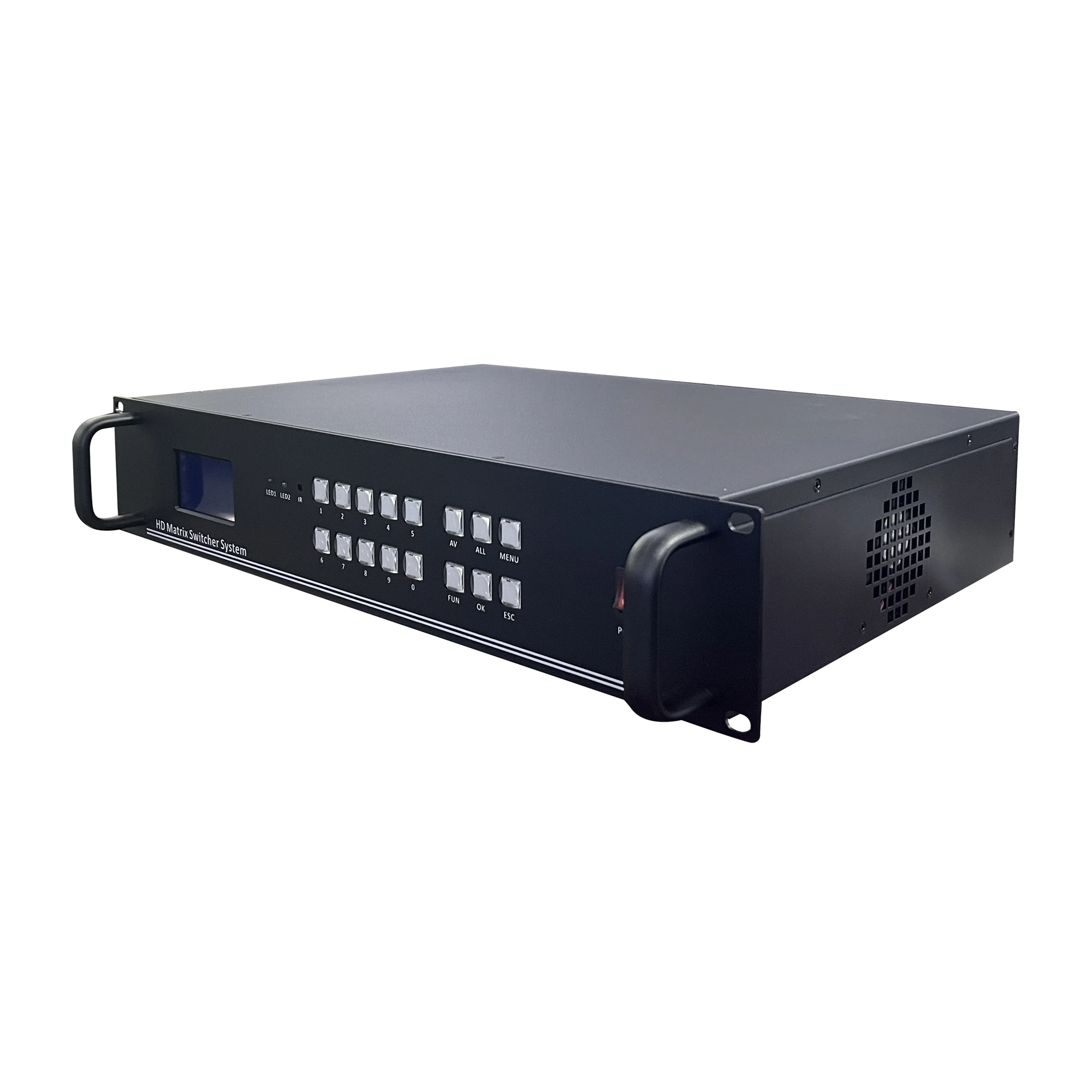 Professional 8x8 4K Seamless Hybrid Matrix Switcher HDBase T Matrix with IR Control Long Distance Transmission