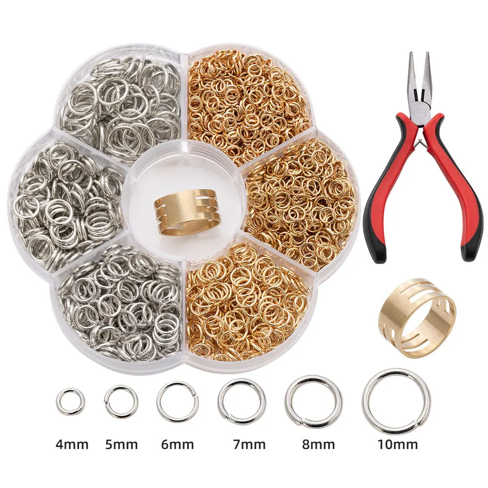 

Right Road New High-end Practical Wholesale of 4-10mm Boxed Closed-end Iron Ring DIY Handmade Jewelry Accessories