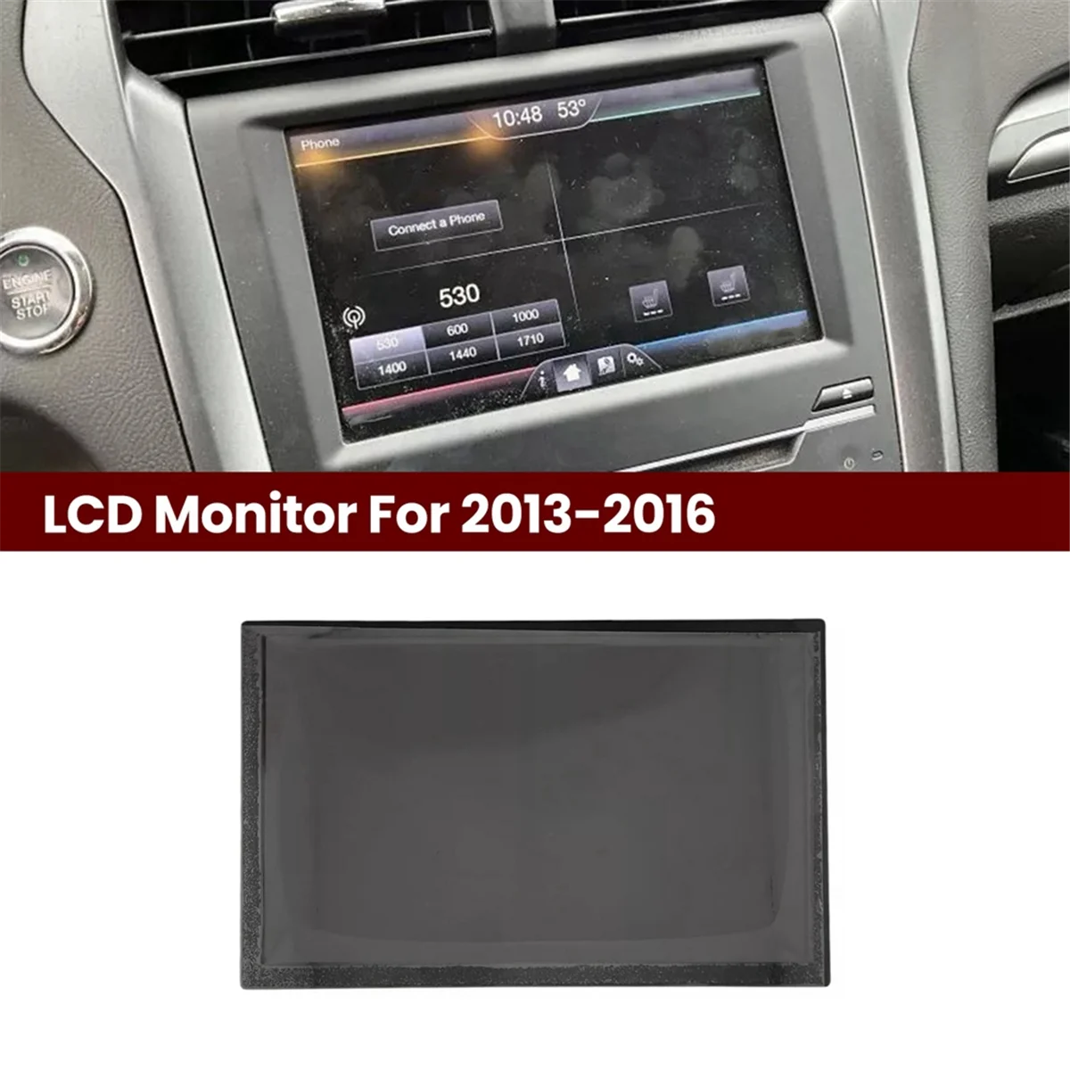 SYNC 2 Radio layar LCD 8 inci hanya pengganti untuk 2013-2016