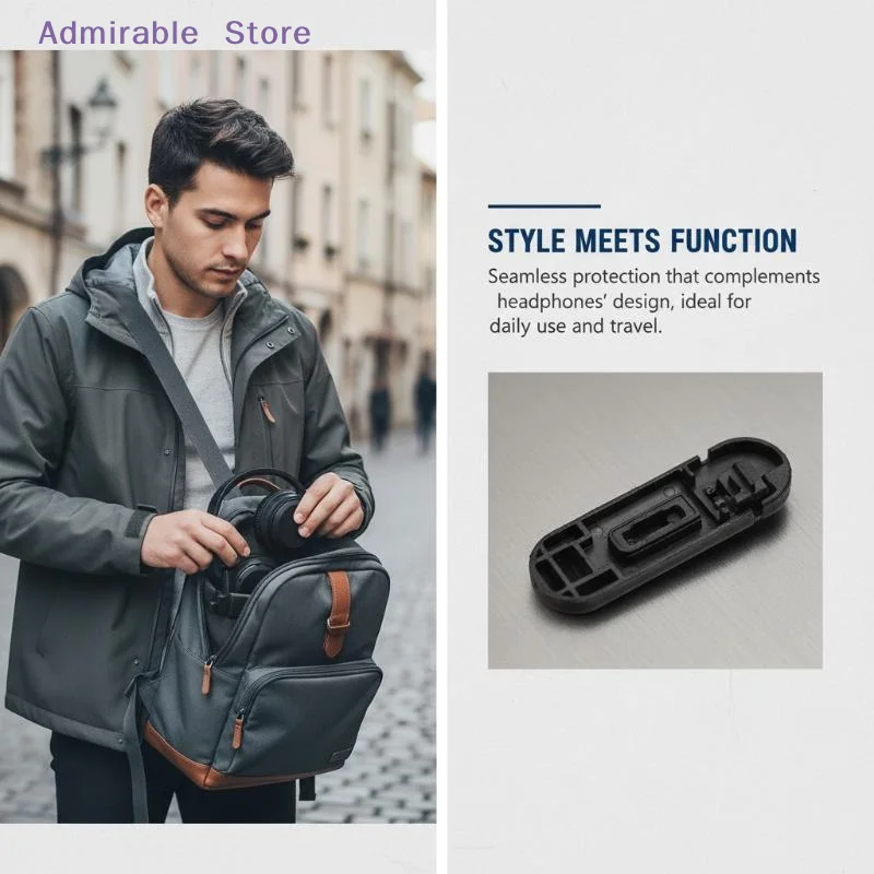 wXIR P3688 DEP450 Compatible Headset Dust Side Cover with Programming Connector for Secure and Easy Radio Maintenance Use