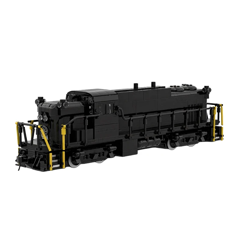 1260 PCS Car Black Train MOC Customize Modular Building Block Kids Design Model Popular Educational DIY Boys Festival Toy Gift
