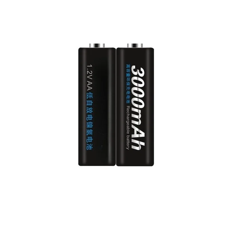 2-5PCS 3000mAh Low Self-Discharge Ni-MH Rechargeable AA Battery - High Capacity AA3000mAH for Flashlight/Remote Control/Toy