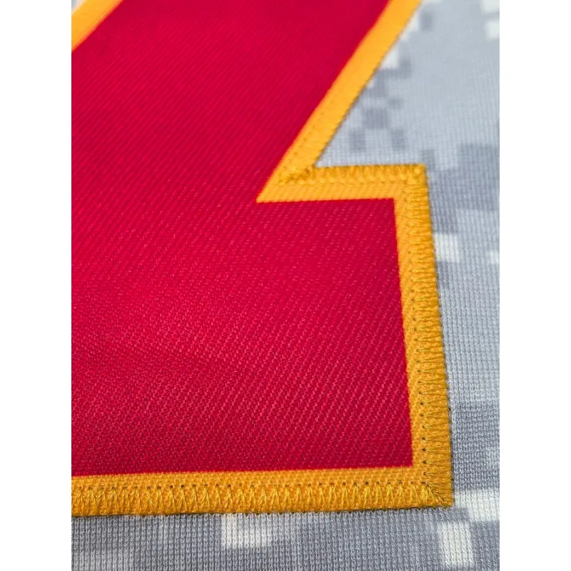 الرجال # 15 كامو كرة القدم الأمريكية جيرسي كانساس سيتي تنفس رؤساء الرجبي موحدة التدريب ممارسة موحدة للرجال الملابس