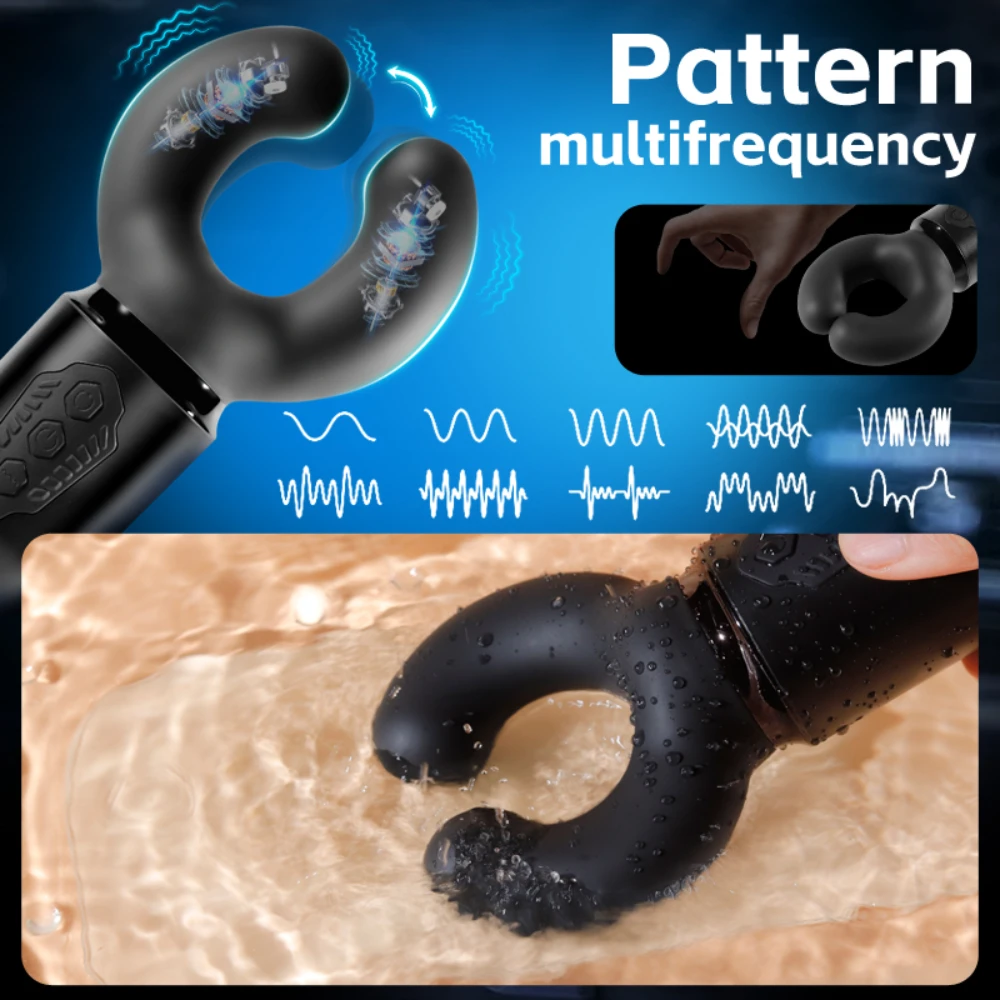 حشفة المدرب القضيب مدلك ذكر الاستمناء محفز هزاز تأخير القذف خاتم الديك المشبك السلع الكبار الجنس لعب للرجال #4