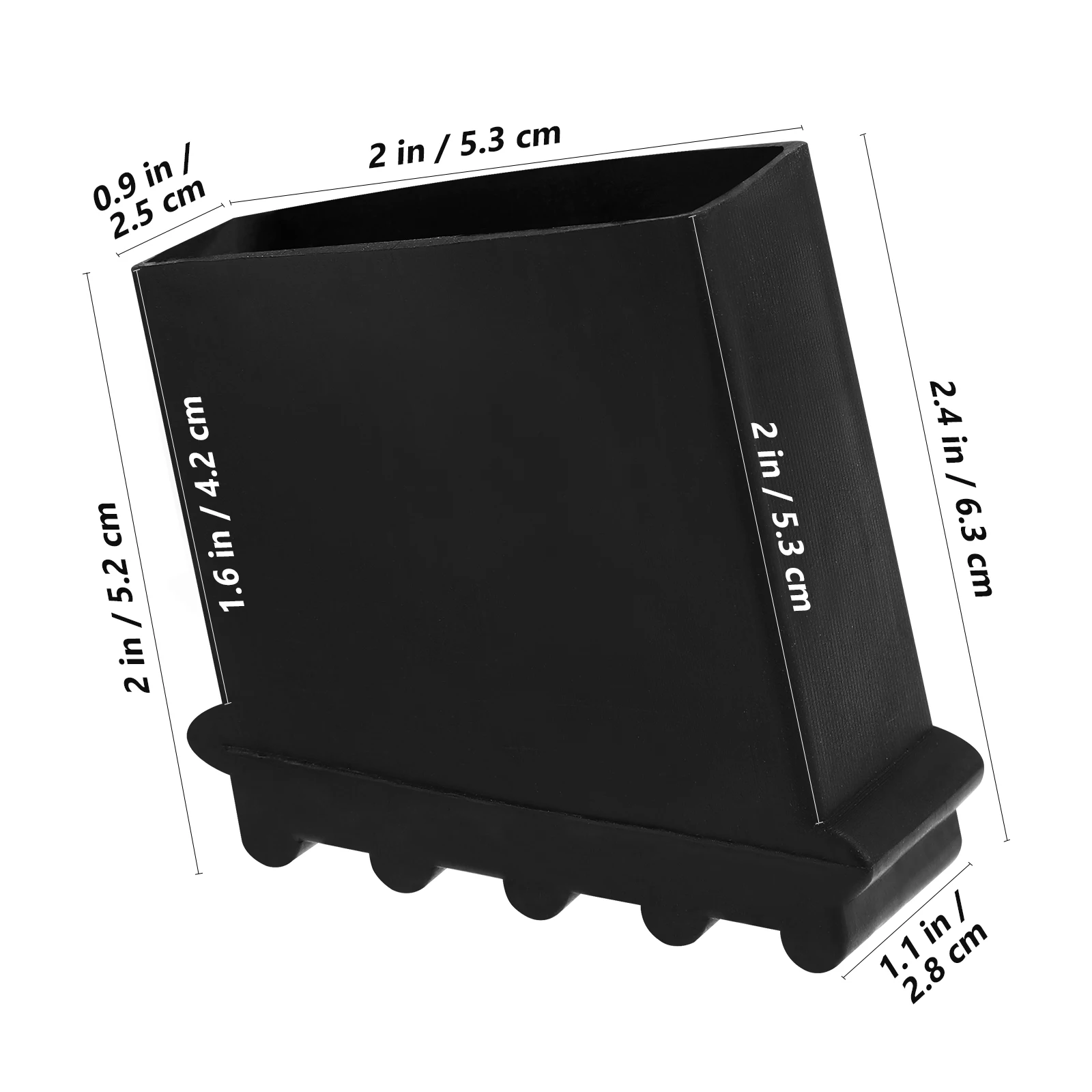 

4pcs Rubber Ladder Feet Protectors Non-Slip Thickened Mats For Extension Regular Ladders Floor Protector Replacement Pads Safety