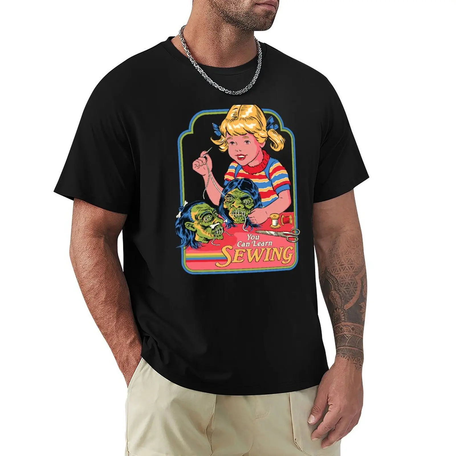 

You Can Learn Sewing T-Shirt customizeds anime t shirt for men