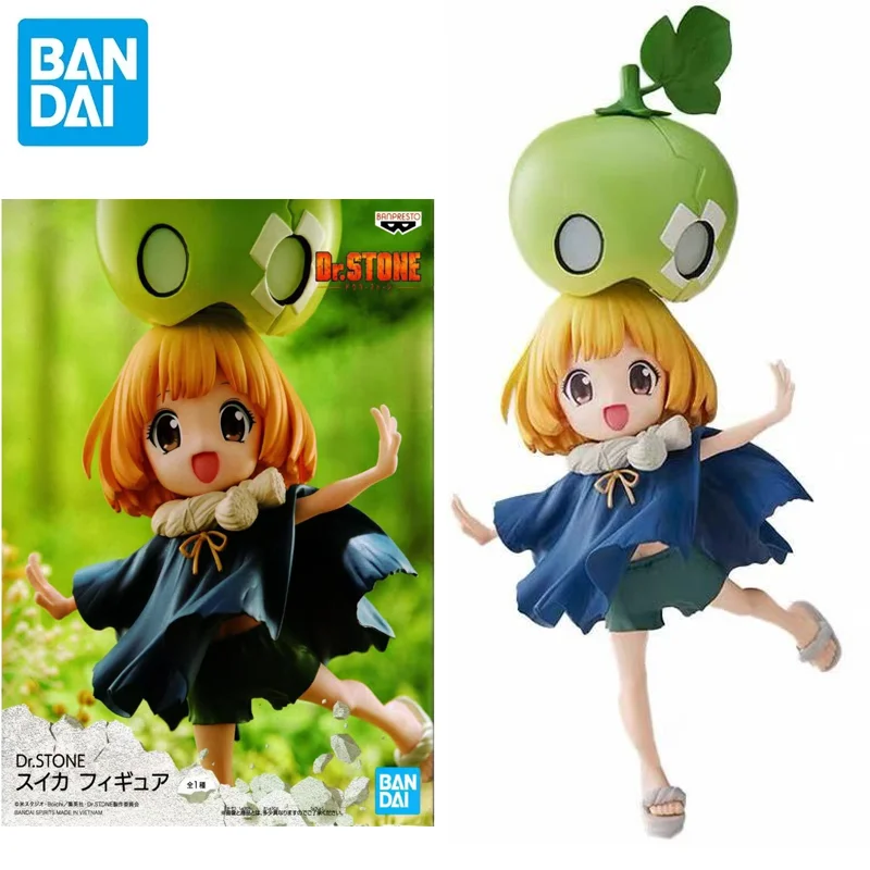 

Bandai Original Banpresto DR.STONE Suika Anime Kawaii Watermelon Girl action figure Model Toys desktop ornament birthday gifts