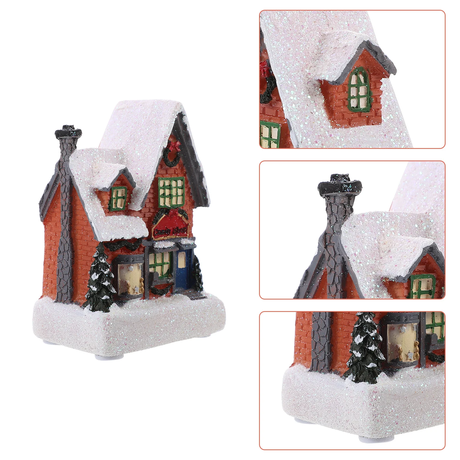 

Lighted Christmas Decor Micro Decoration Xmas Desktop Ornament Festive Holiday Decor Gift Xmas Party Decors