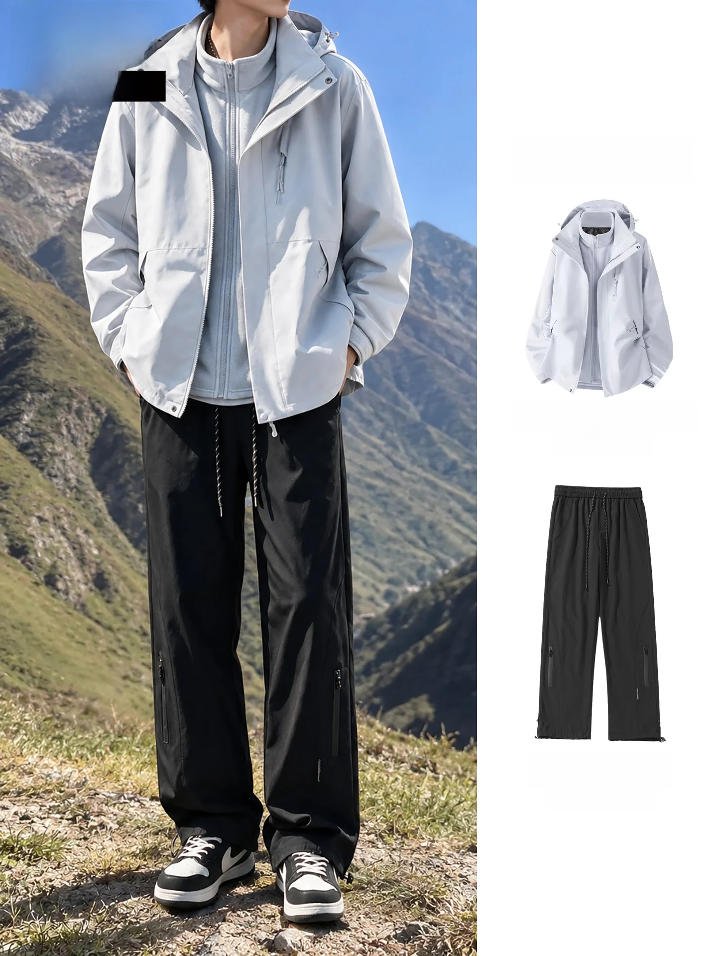 completo-sportivo-da-uomo-3-in-1-antivento-impermeabile-stile-casual-in-tessuto-di-poliestere-giacca-con-cappuccio-e-pantaloni-lunghi-vestibilita-comoda