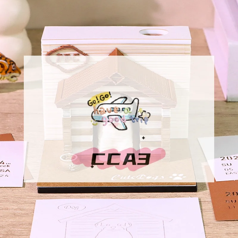 

Time Piece Calendar 2026 Desk Calendar 3D Tear-away Calendar Paper Carving Art Memo Pad Notepad Gift For Christmas Housewarming