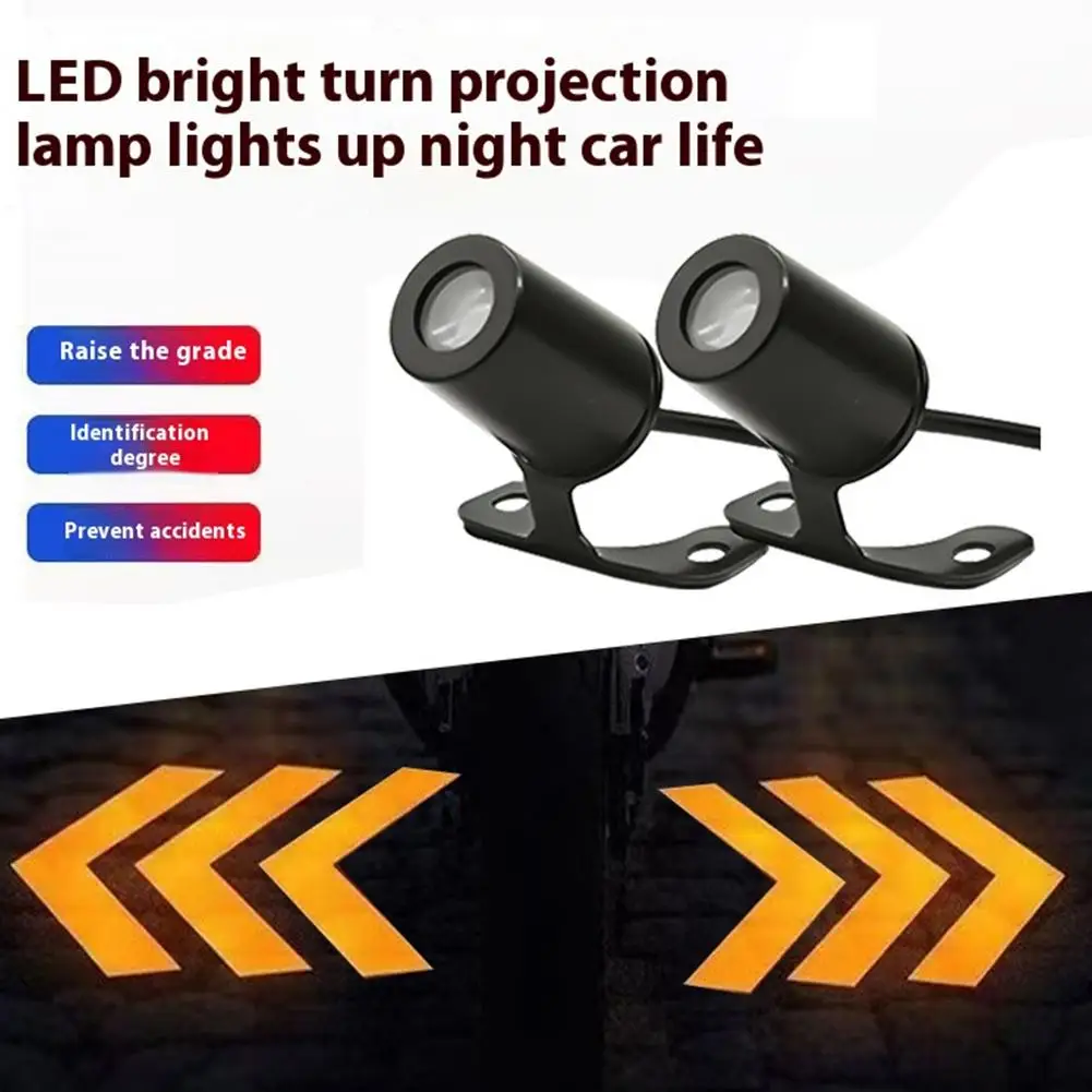Picture 5: Motorcycle Projection Turn Signal Ground Light LED Decorative Atmosphere Light Universal Light Warning Motorcycle Modified K0C5