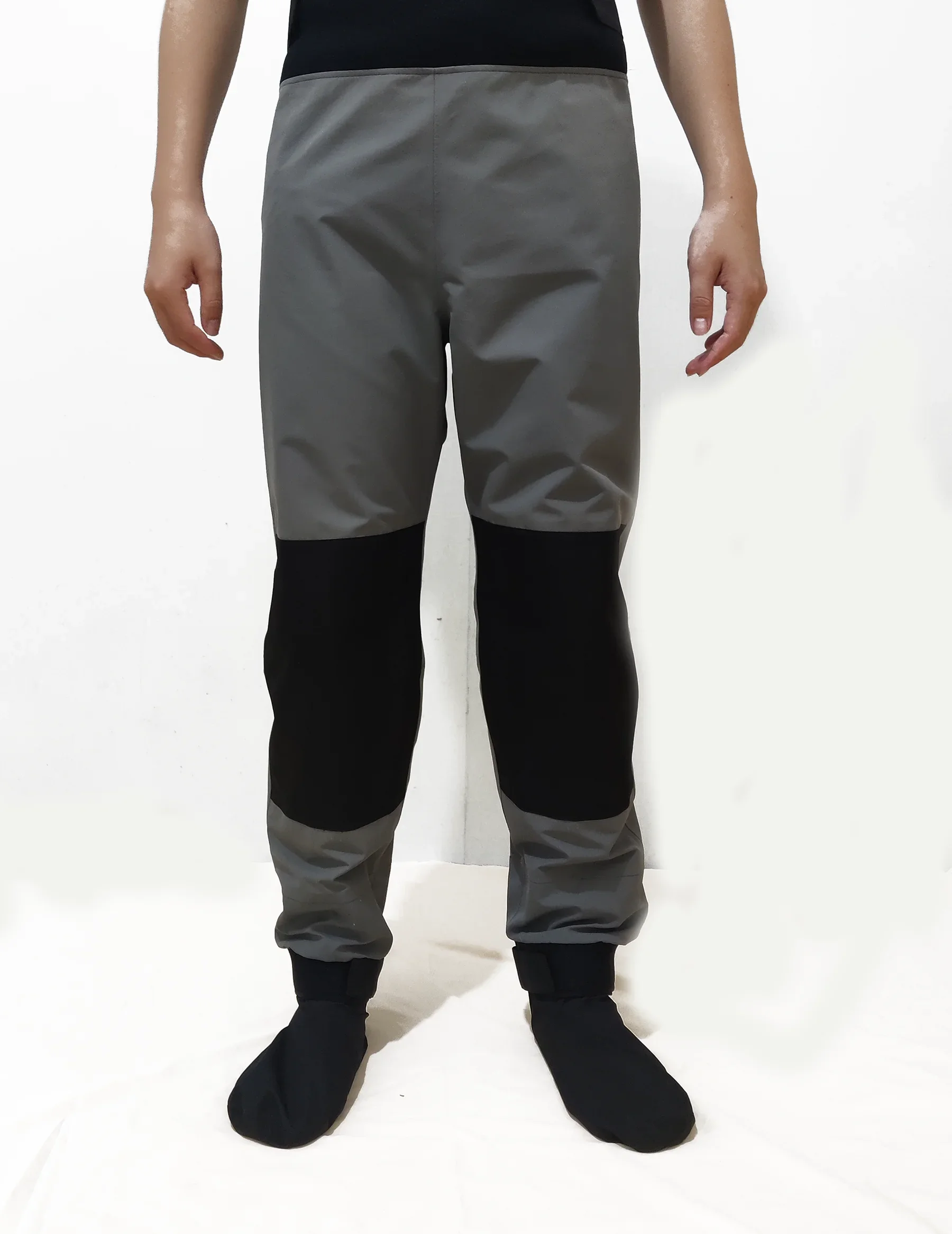 Imagem -03 - Impermeável de Três Camadas Fly Boots Waders Masculino Respirável Material Calças para Pesca Poliéster Meias Mp20