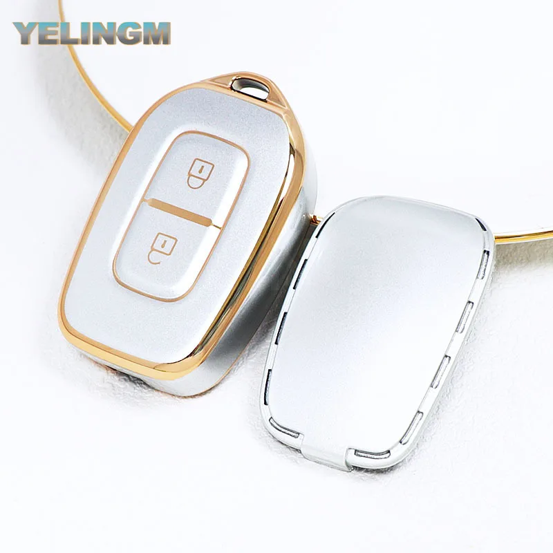 NEW TPU Car Key Case Cover Holder for Renault Dacia Dokker Duster Logan Laguna Scenic Master Megane Remote Keychain Accessories