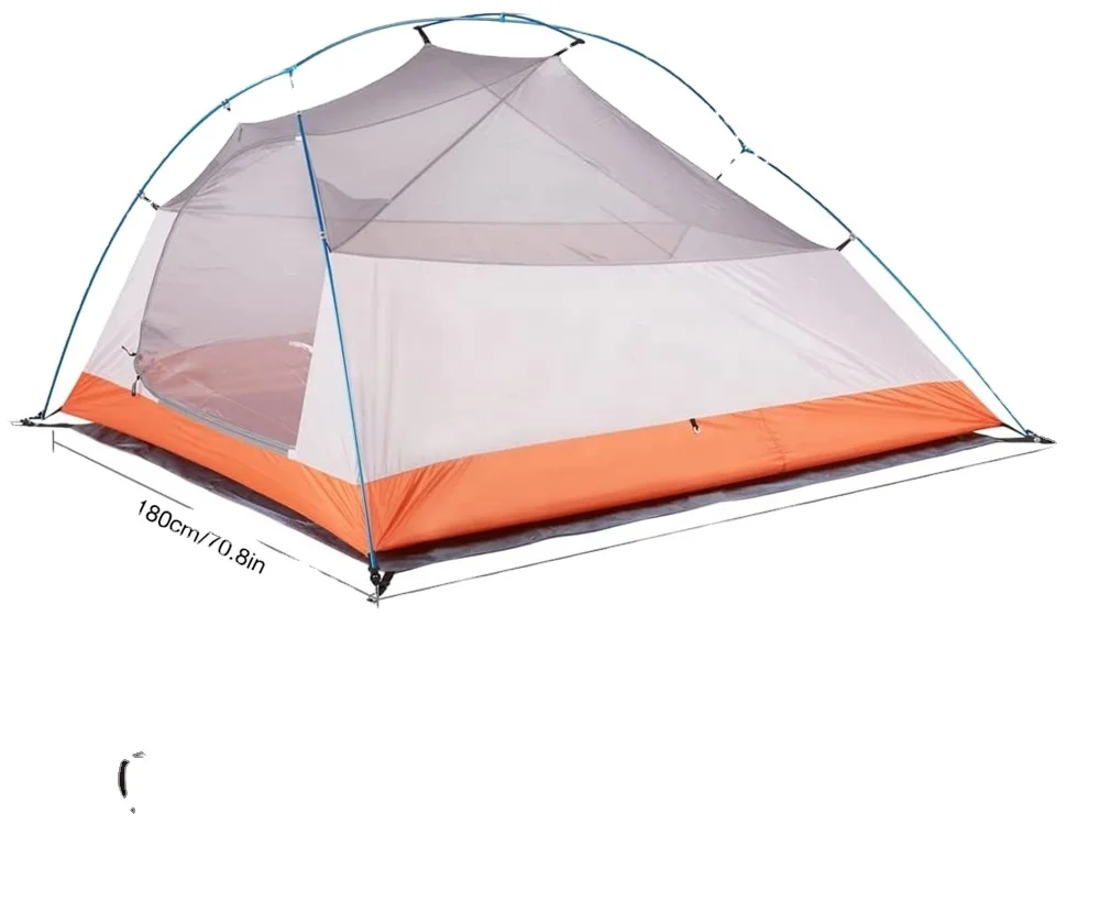 2024 New Arrival Tents Double Layer Waterproof Camping Outdoor for Family Two People Large Size Tent