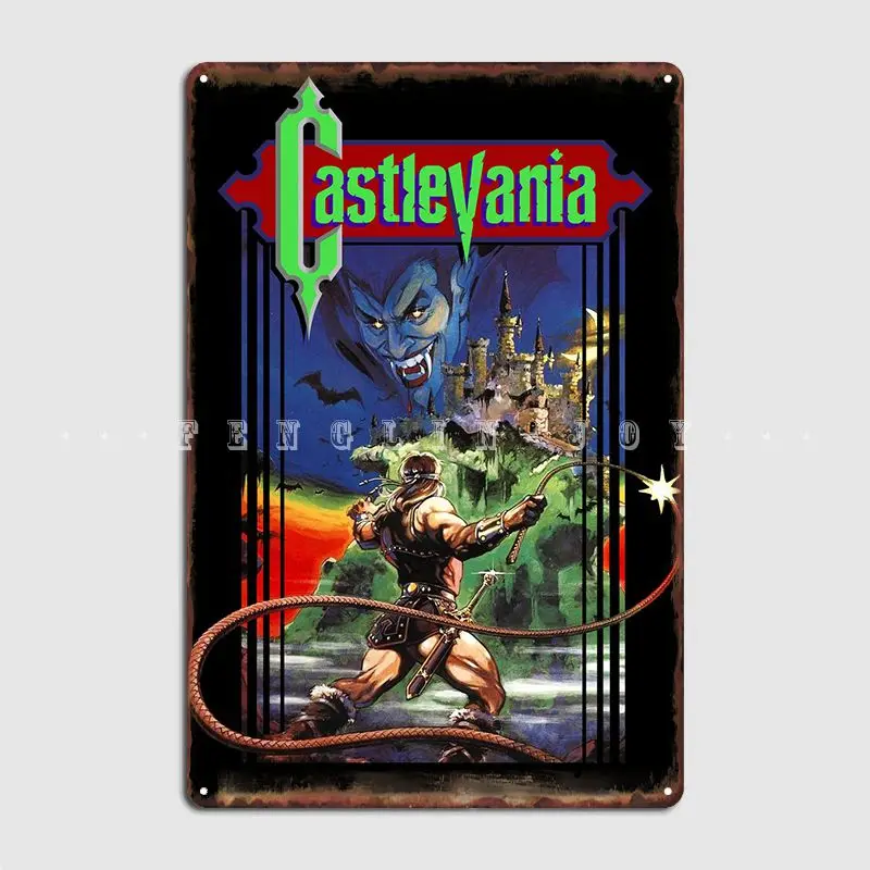 Castlevania Poster Metal Plaque Plaques Cinema Kitchen Wall Custom Tin Sign Poster