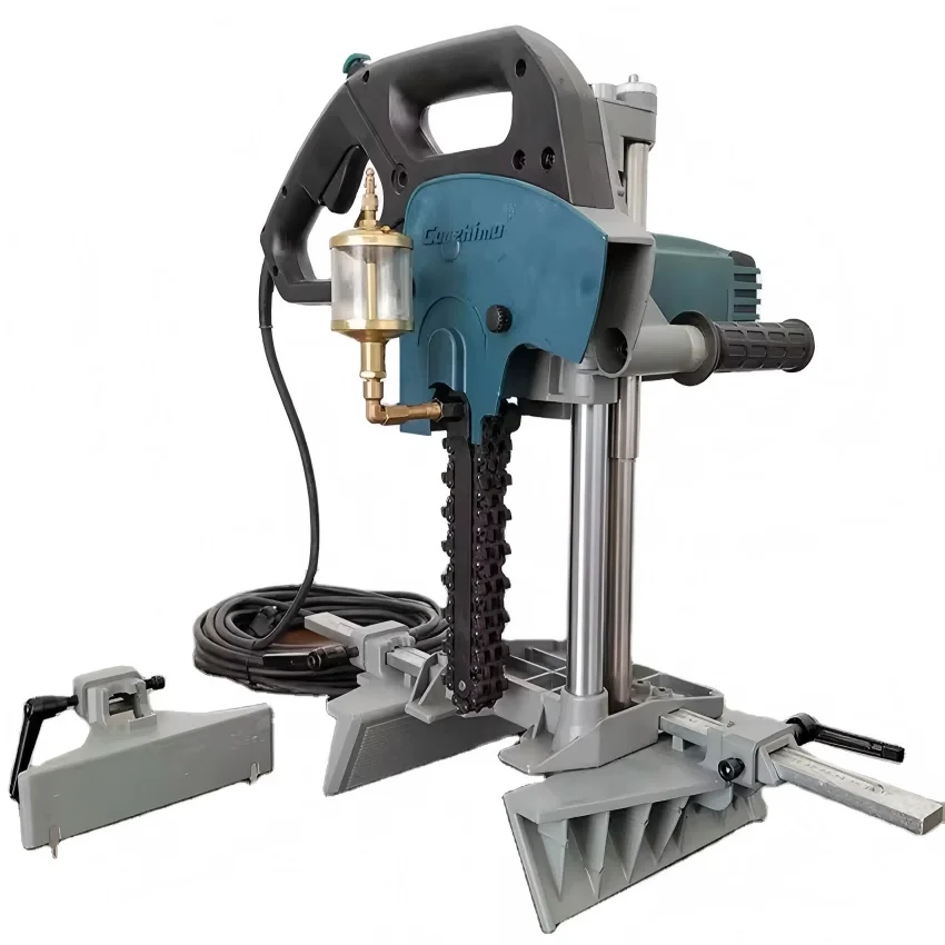 Automatic Portable Chain Square Hole Mortising Machine Mortising Woodworking Machine Plastic Stainless Steel Mortiser