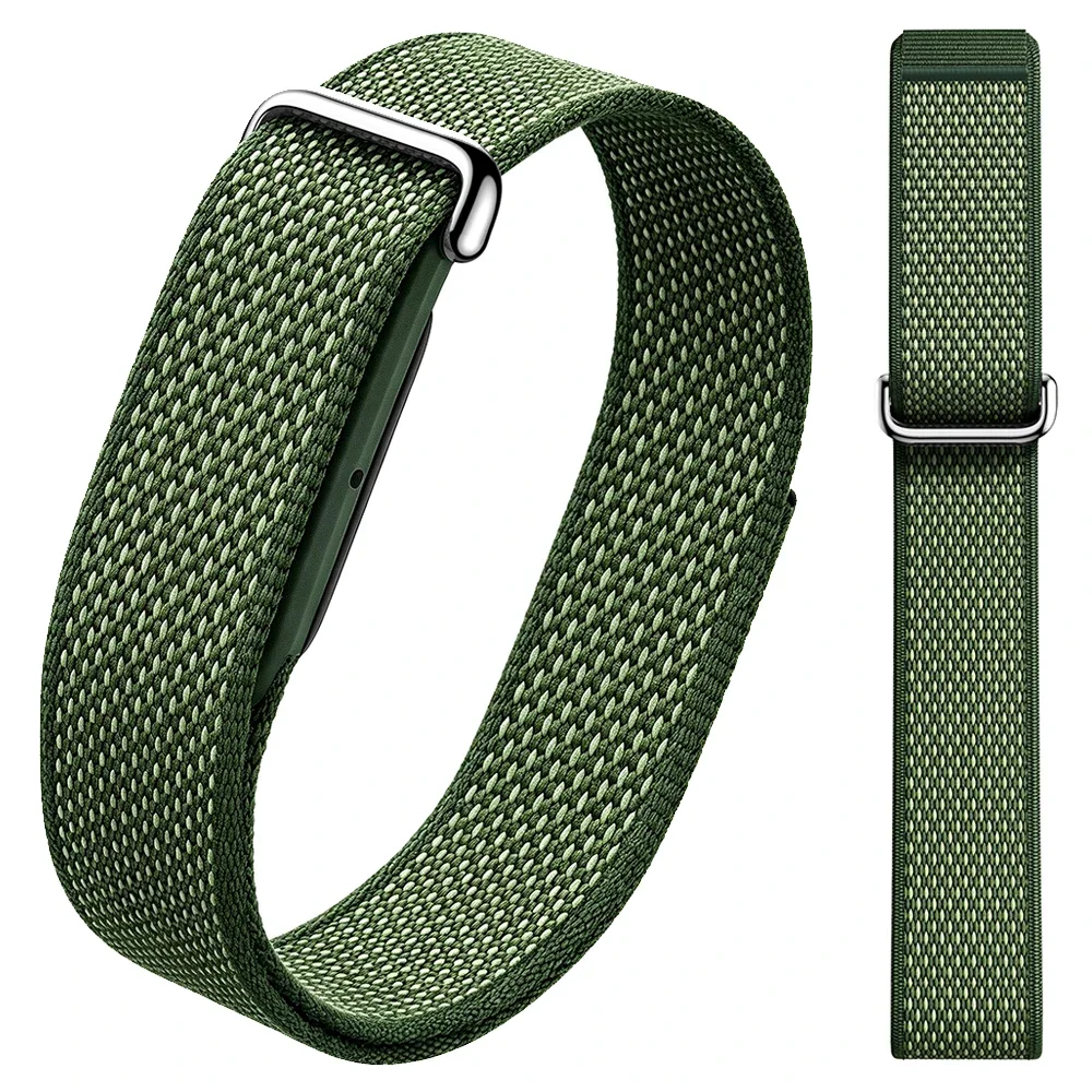 für Google Fitbit Air Silikon+Nylon-Schlaufenarmband für Fitbit Air Fitness Tracker 1:1 Original Sport-Uhrenarmband Armband-Zubehör – Detail 25